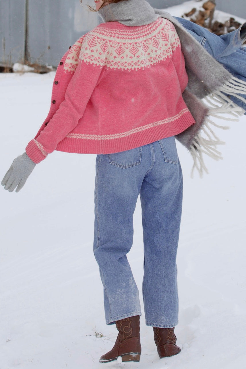 Frosted Berry Cardigan