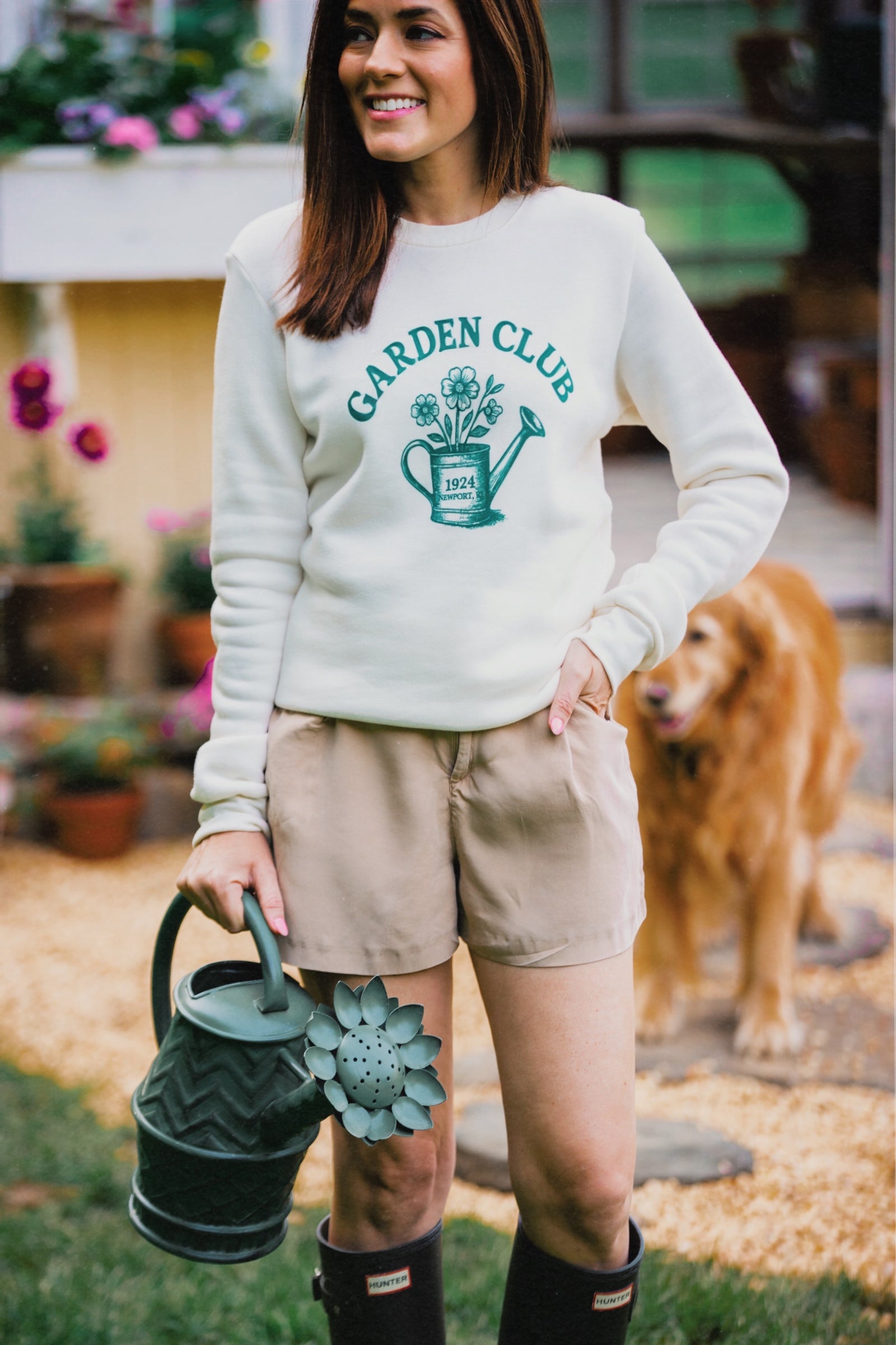 希少☆ELECTRIC GOLF x CLUBHAUS コラボ ニット長袖 KJP Garden Club Crewneck Sweatshirt in Cream – Kiel James Patrick