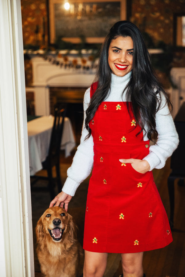 Gingerbread Jumper Dress