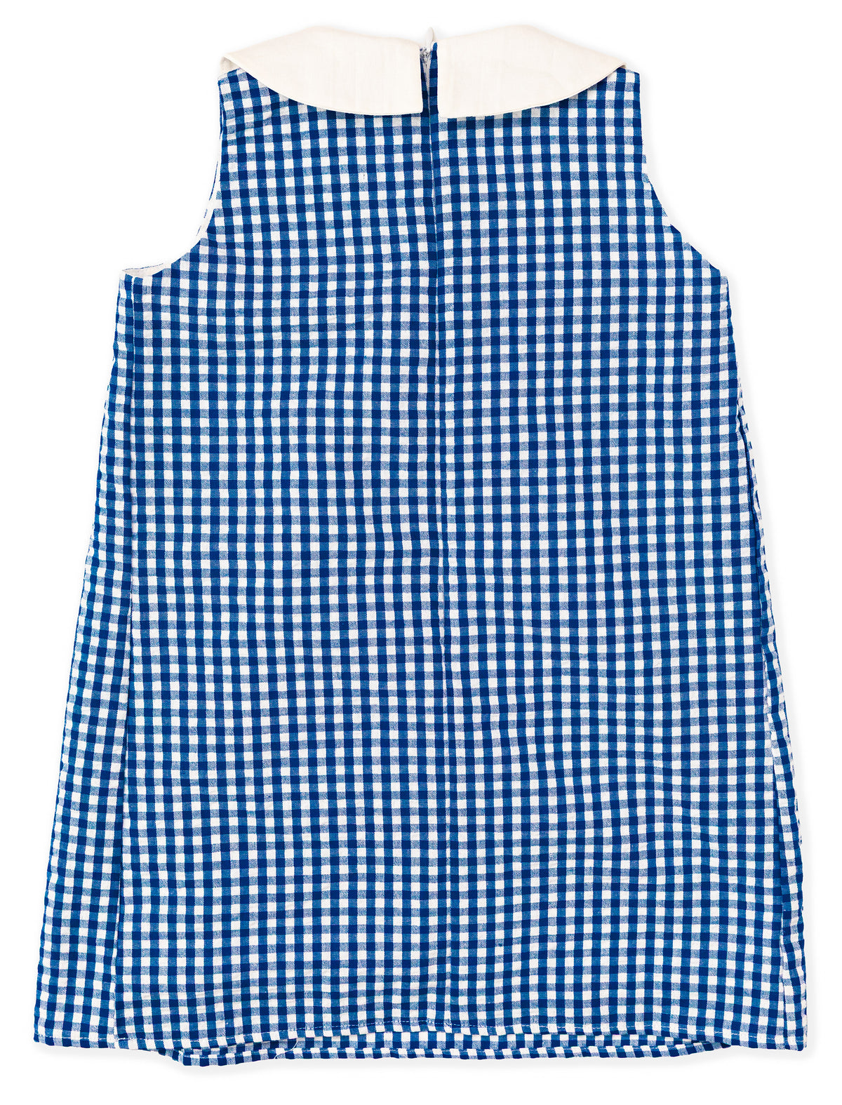Diane Gingham Embroidered Lobster Kids Dress