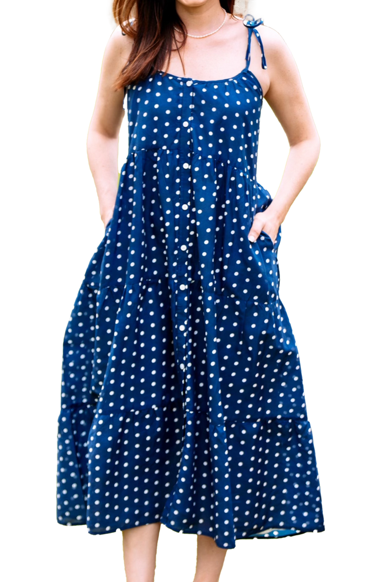 Grace Polka Dot Maxi Dress Kiel James Patrick Grace Polka Dot Maxi Dress Kiel James Patrick