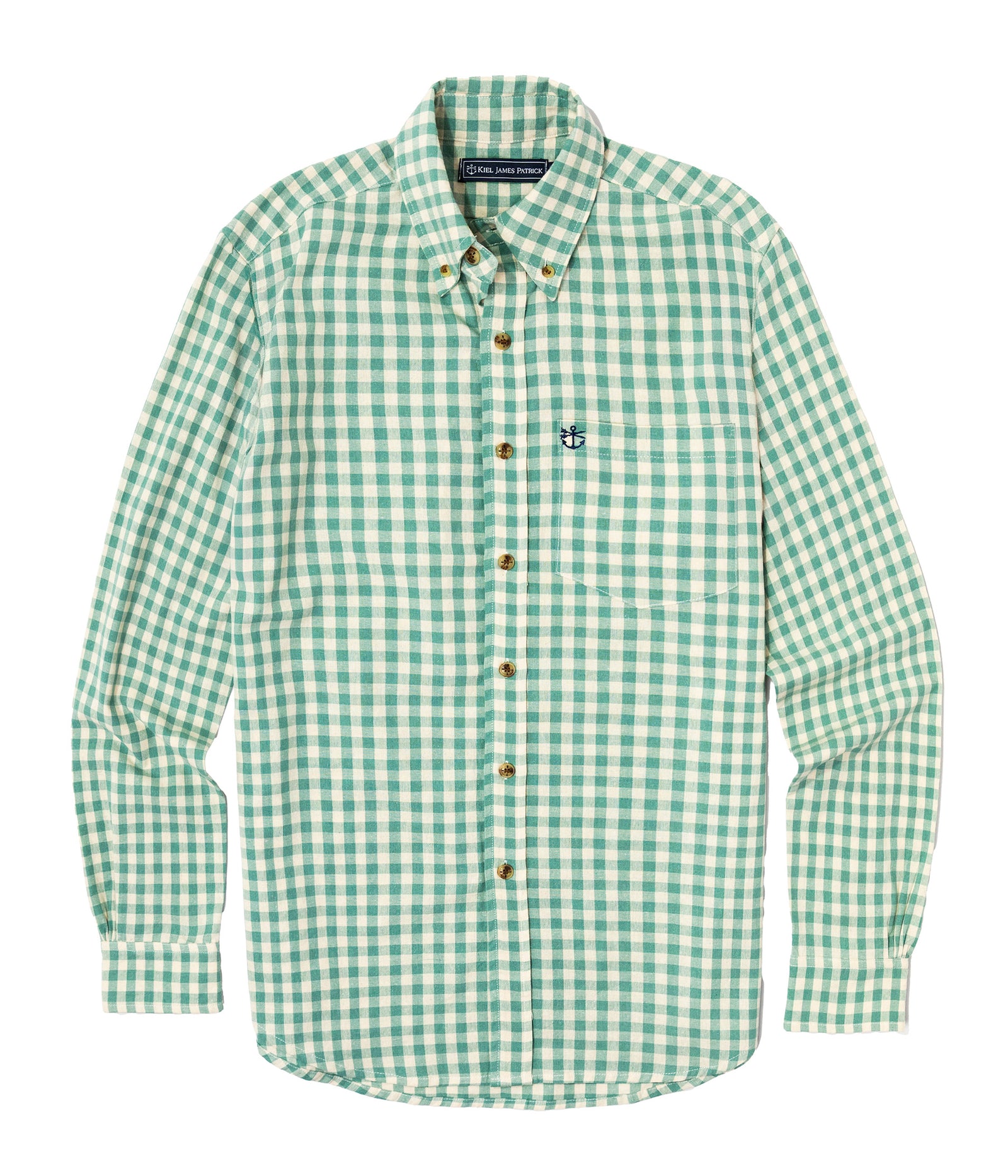 green checkered dress shirt KJP Men's Regatta Gingham Long Sleeve in S Poshira Heavy-Embellished Women's Ball and pink April Fool Day Sexy Cocktail Color:Pink Hibiscus