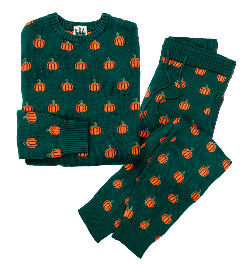 The Country Pumpkin Women's Sweater - Green