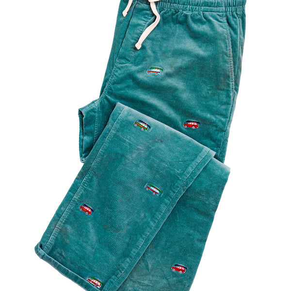 GreenSeafoamDrivingPantsJeep_6