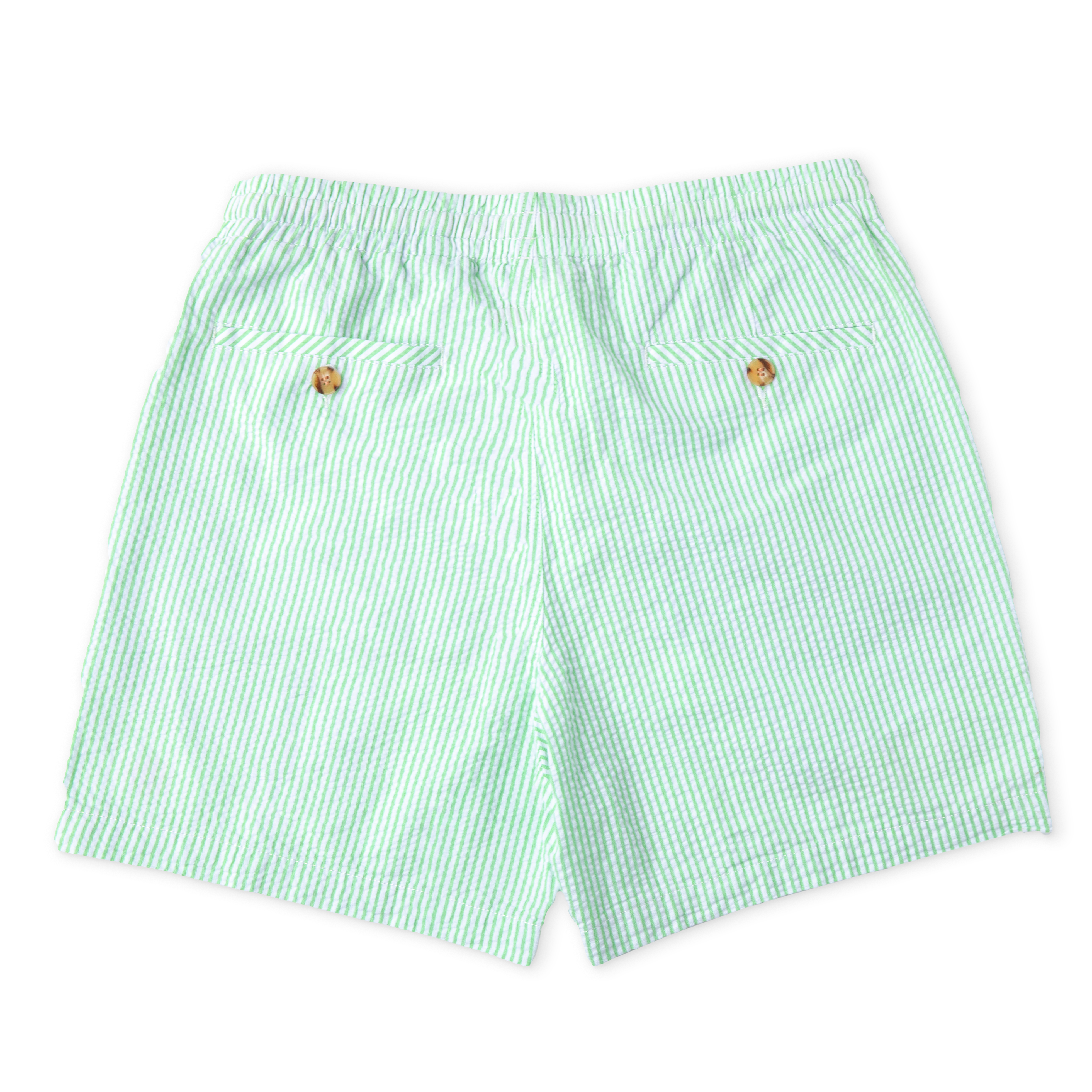 Seagrass Seersucker Drawstring Shorts