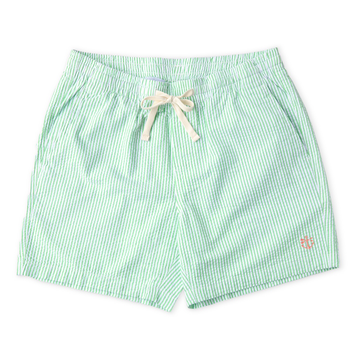 Seagrass Seersucker Drawstring Shorts
