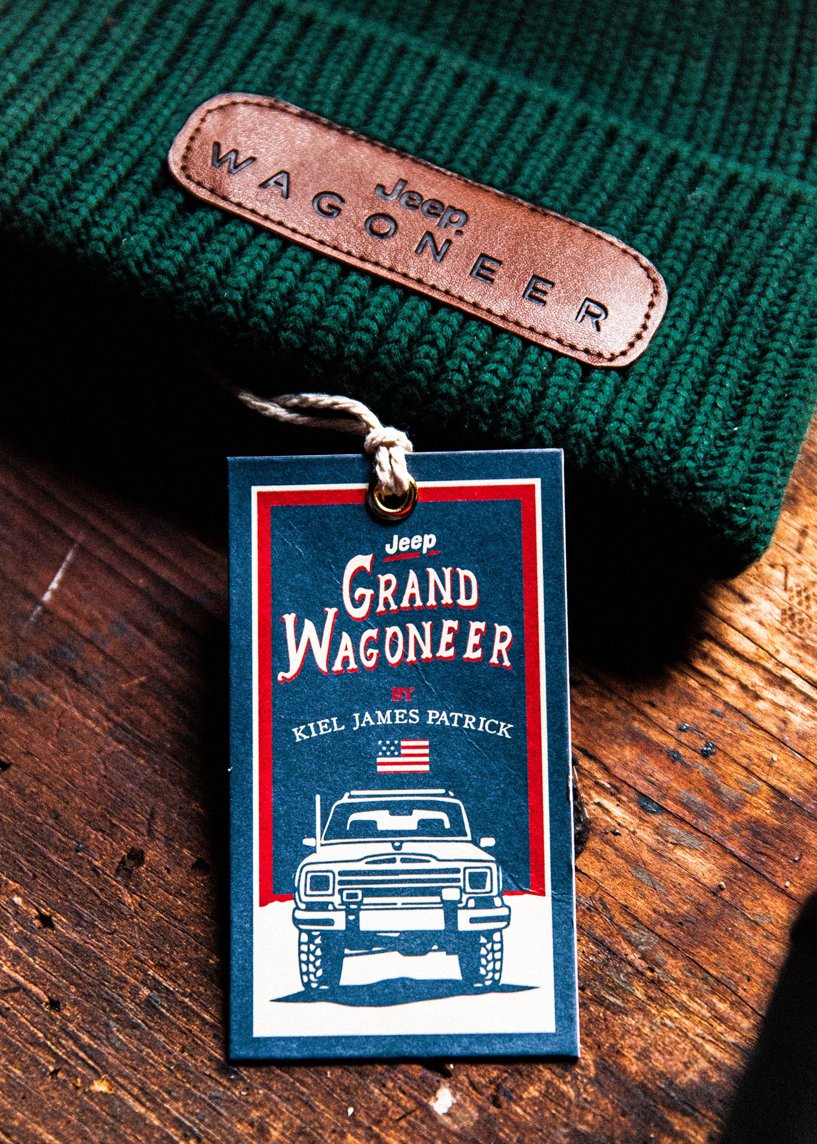 Jeep® x KJP Grand Wagoneer Knit Cotton Beanie in Green – Kiel