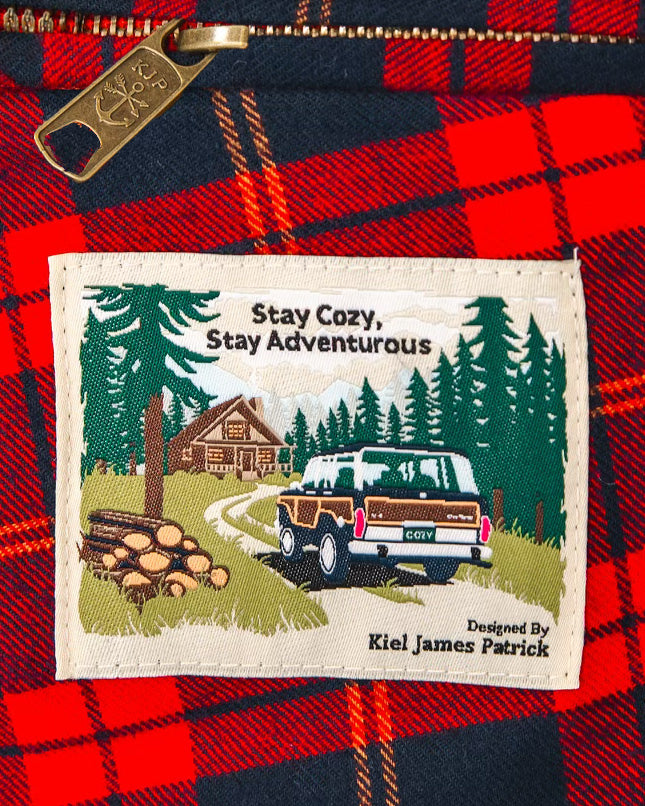 Cozy Cabin Puffer Vest in Green