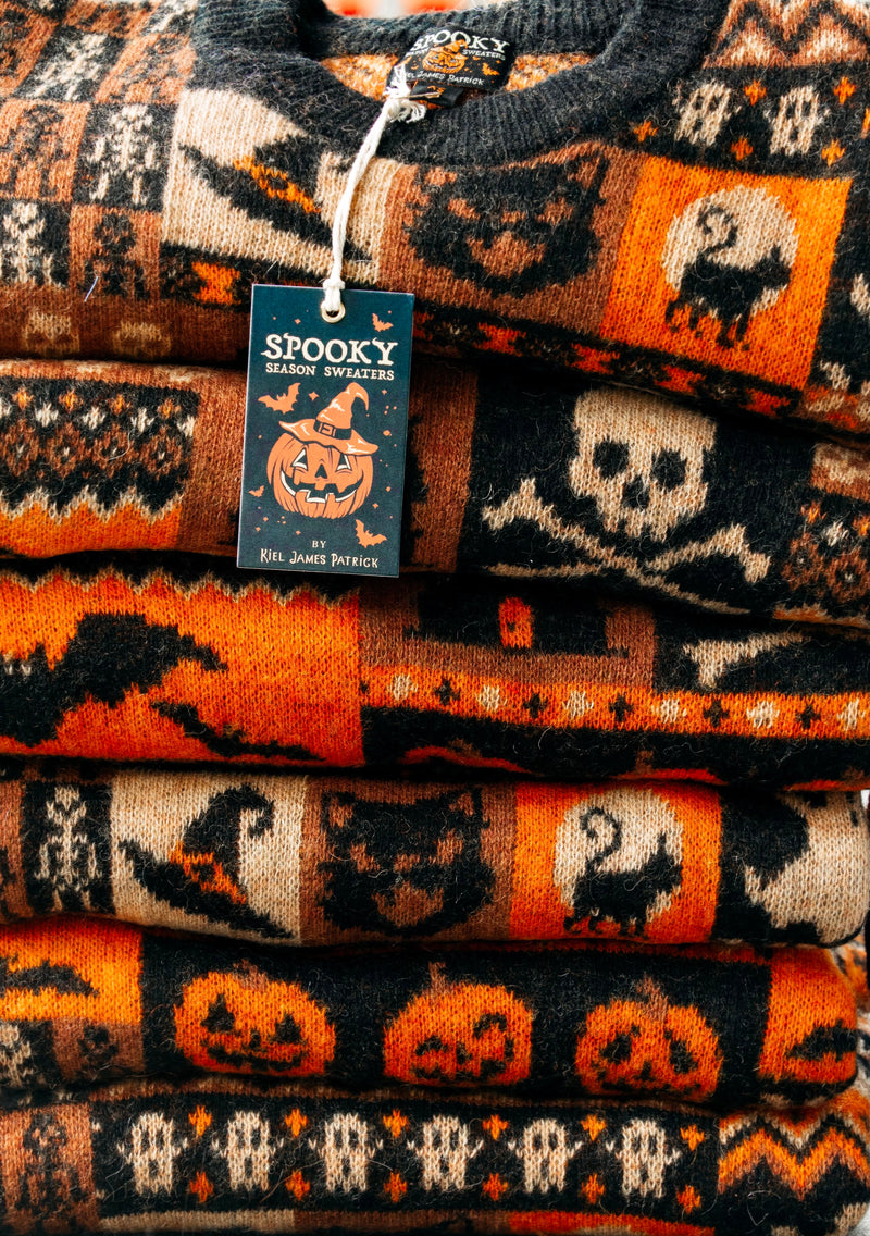Halloween Patchwork Sweater