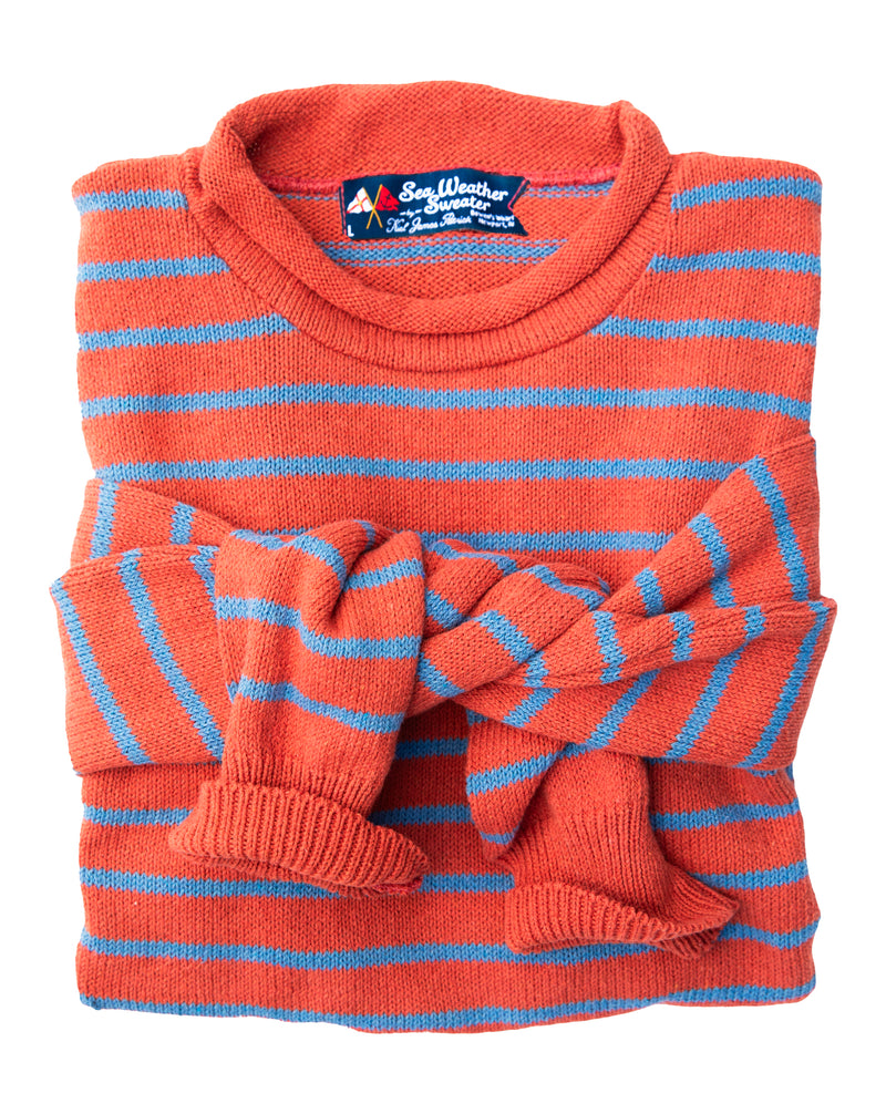 Harrison Striped Rollneck Sweater- Men's