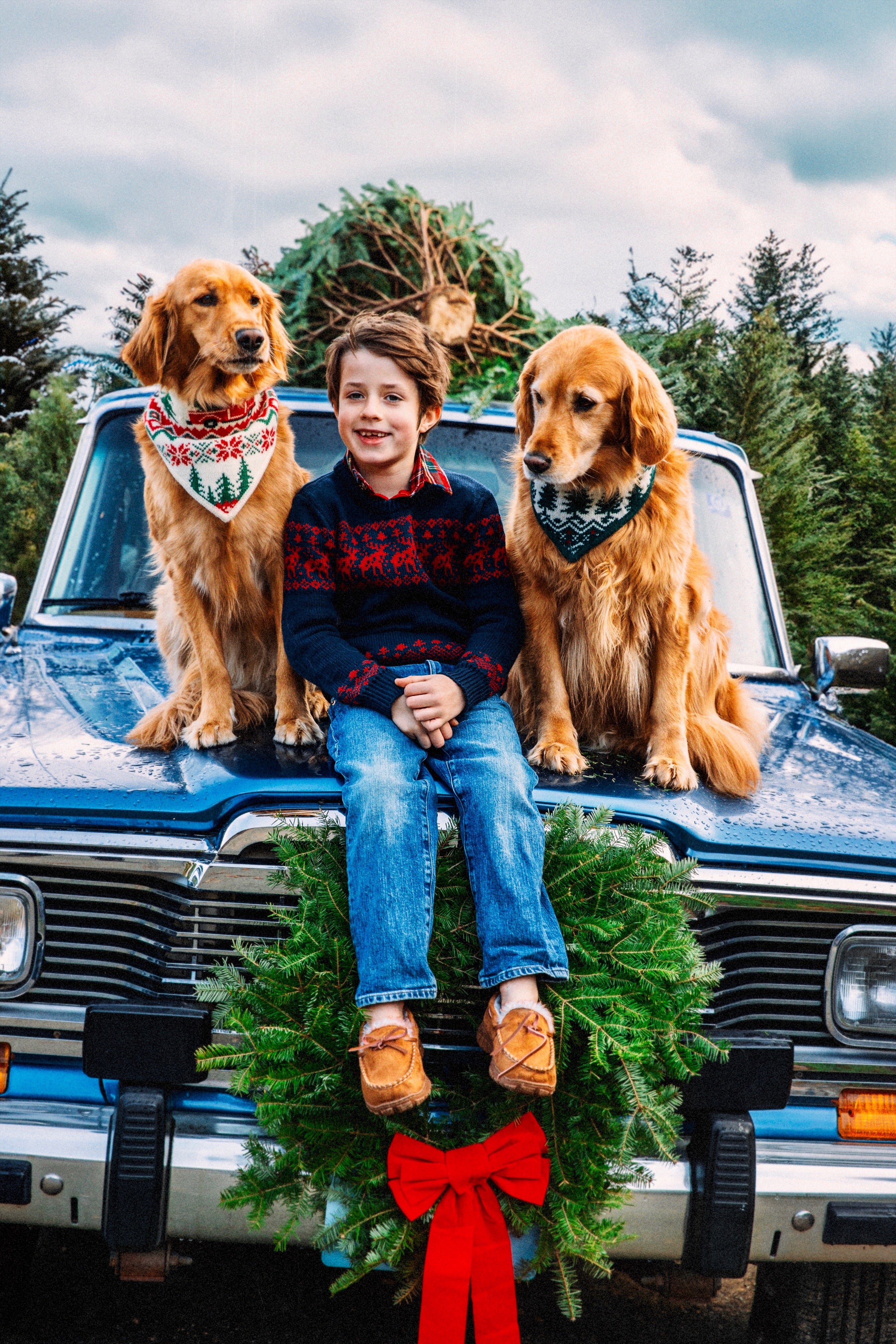 The McCallister Kids Sweater in Navy