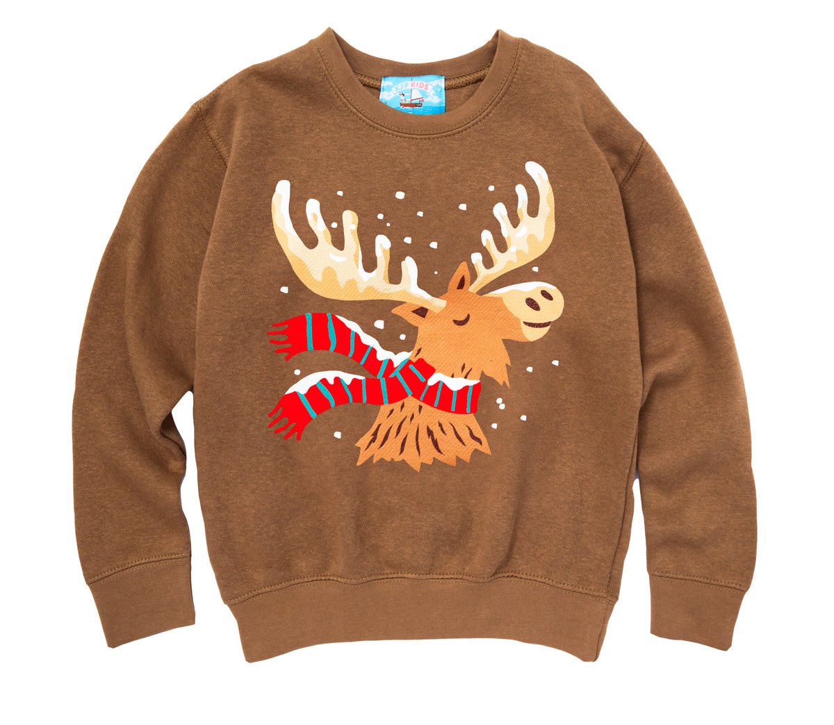 Holiday Moose Kids Sweatshirt