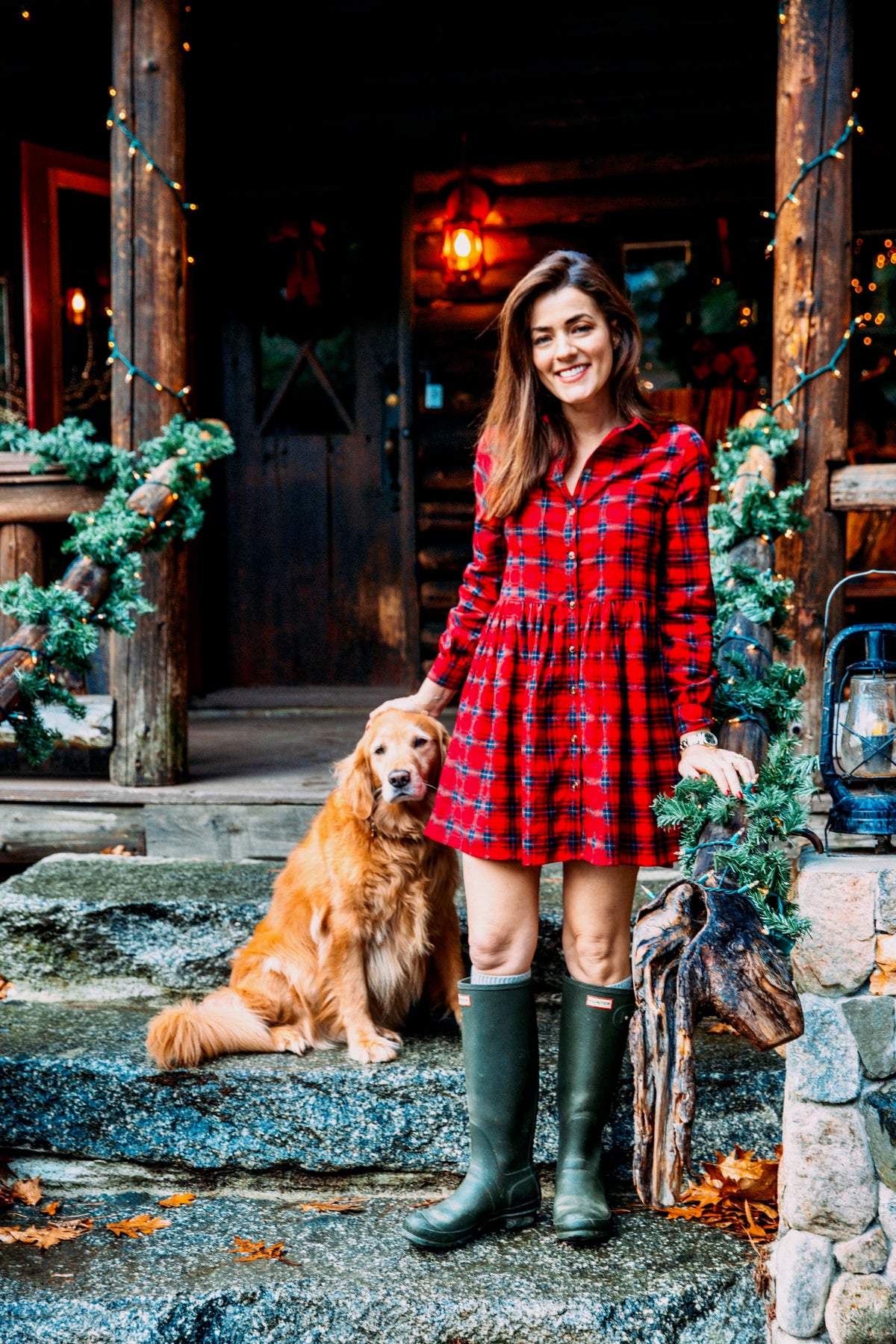 Holly Berry Flannel Dress