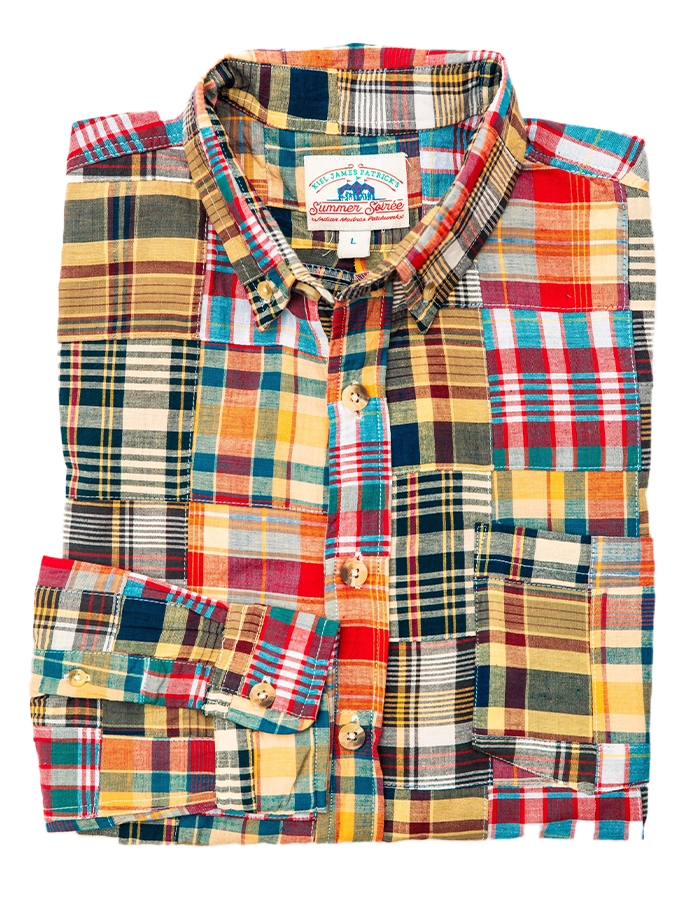 Hyannis Patchwork Madras Shirt