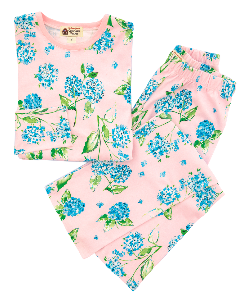 Hydrangea Garden Long Sleeve Pajama Set Kiel James Patrick