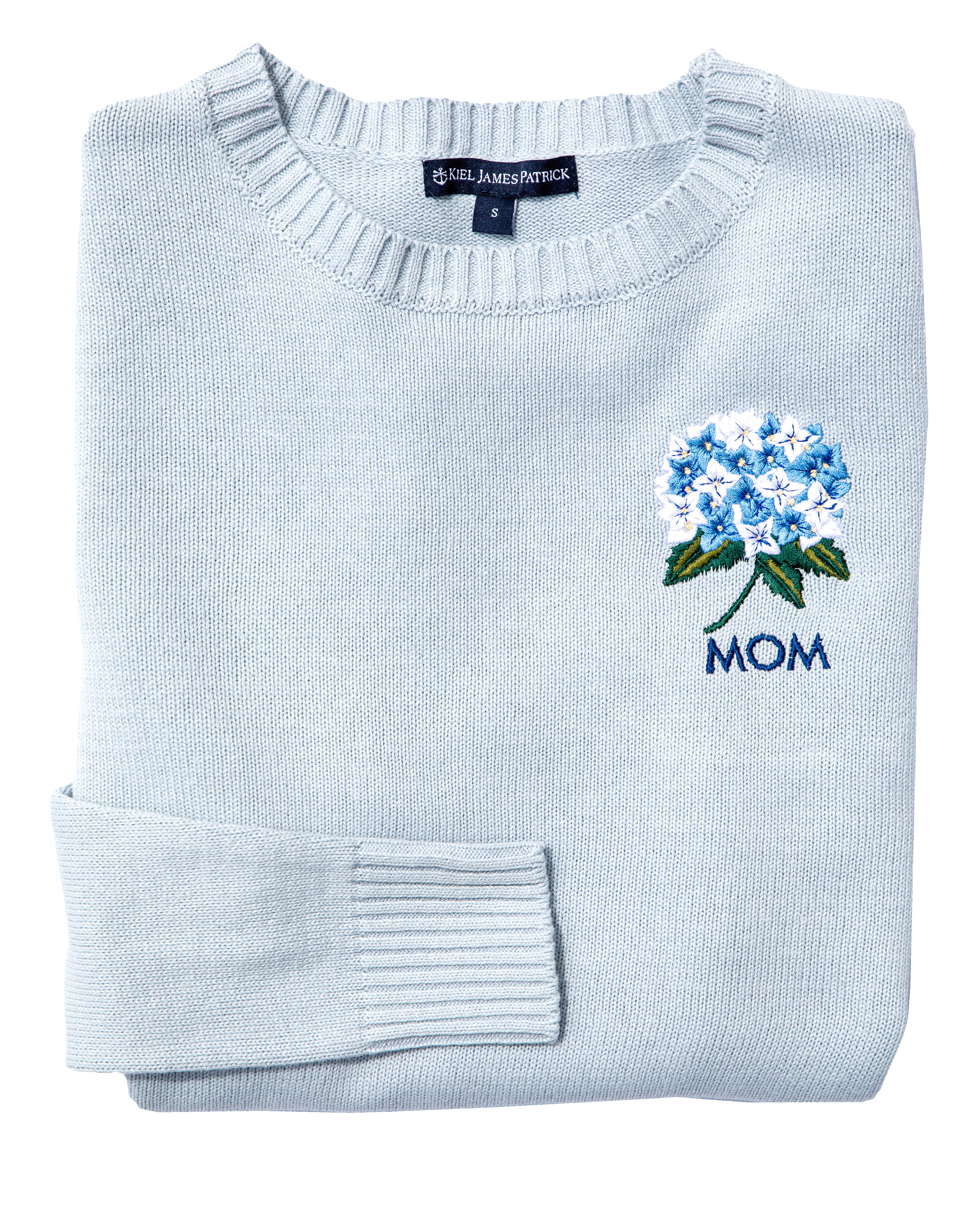 Hydrangea Embroidered Monogram Sweater