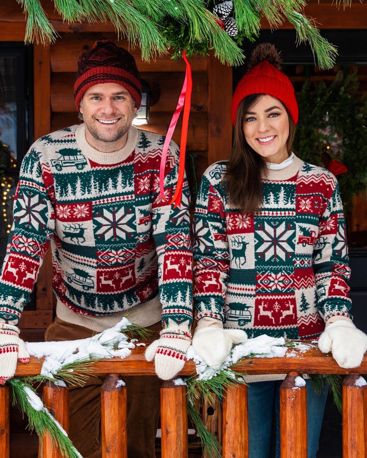 Christmas Patchwork Sweater