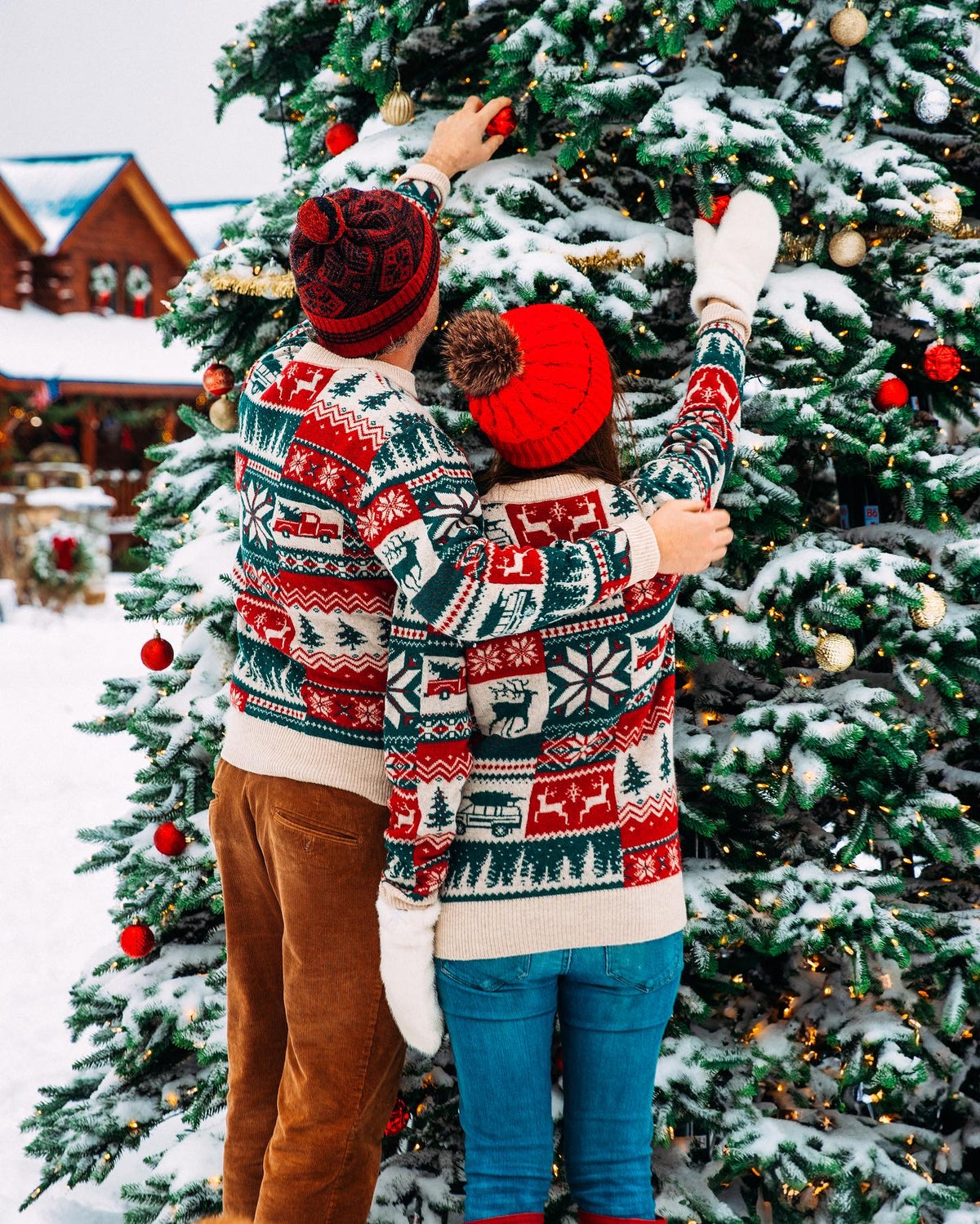 Christmas Patchwork Sweater
