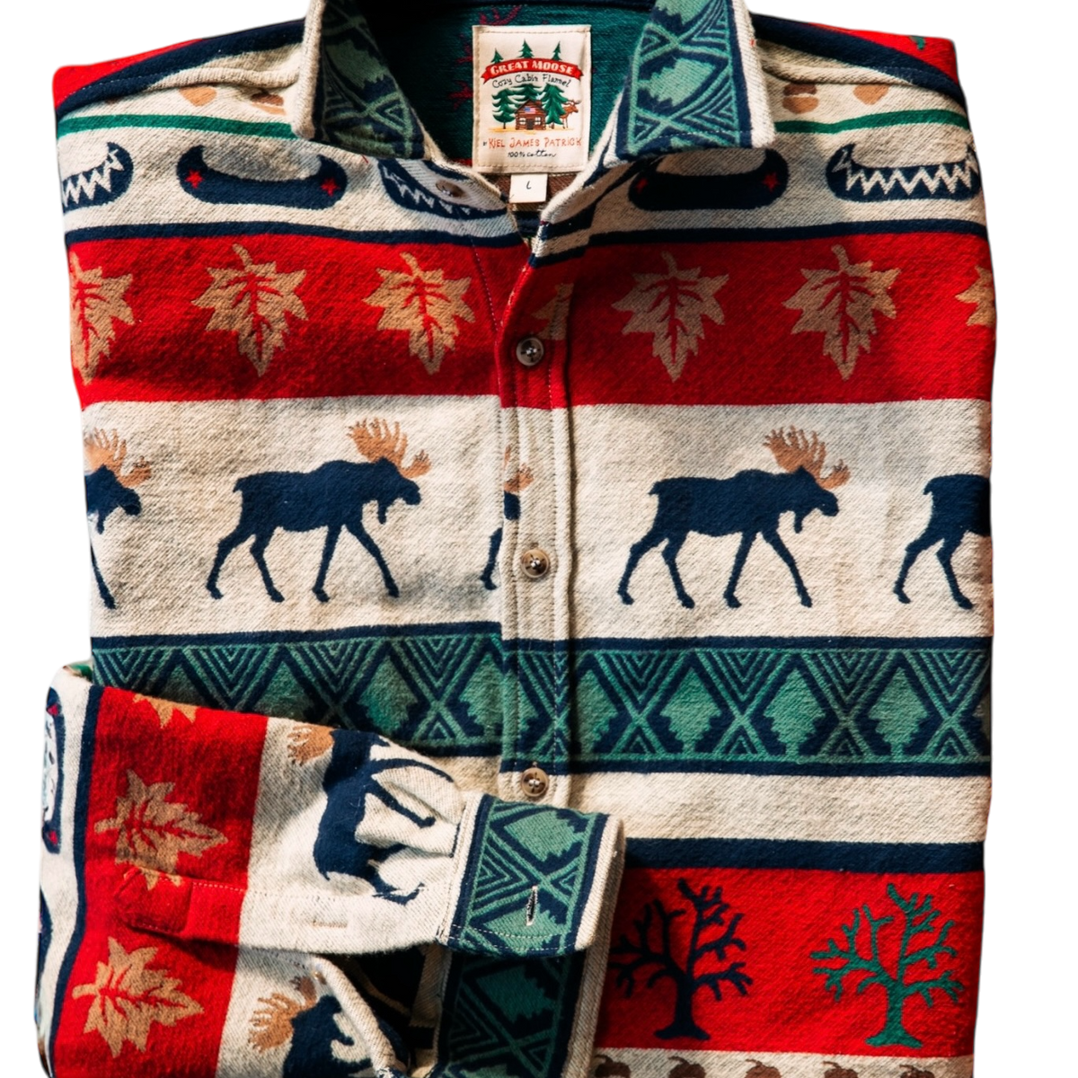 KJP Men's The Great Outdoors Flannel Jacquard Shirt Jacket