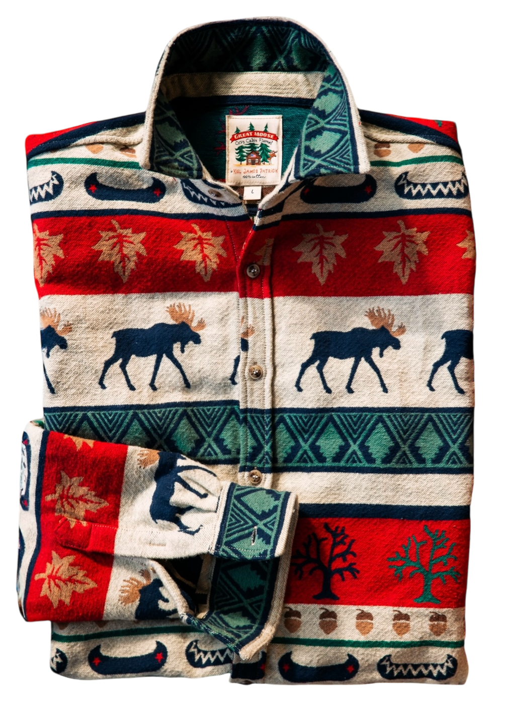 KJP Men's The Great Outdoors Flannel Jacquard Shirt Jacket – Kiel