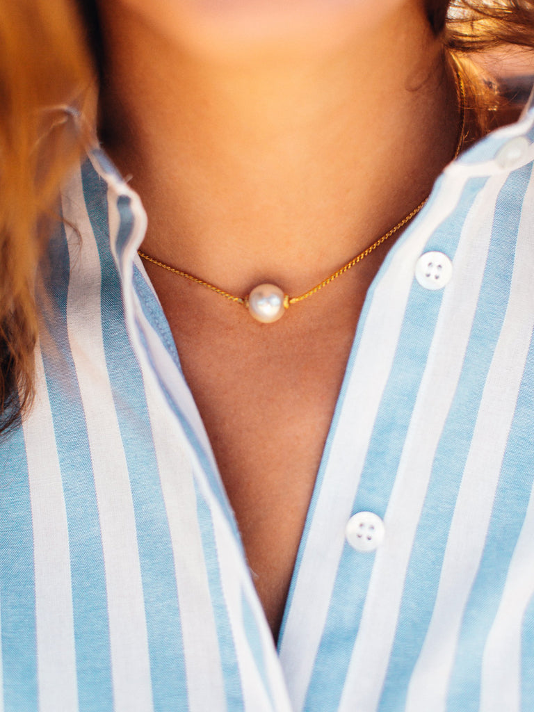 Simply Pearlfect Collar Necklace