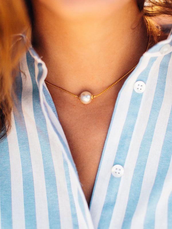 Simply Pearlfect Collar Necklace