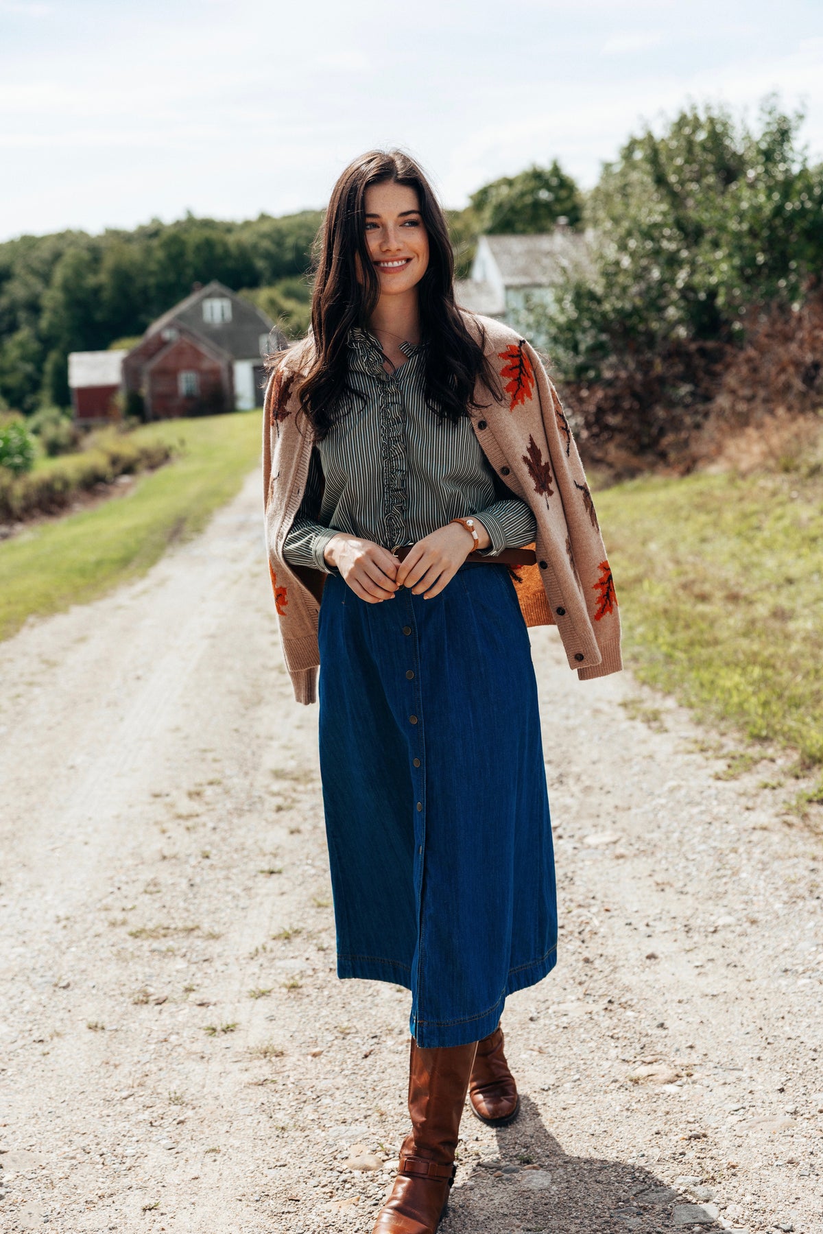 Fall Leaves Cardigan