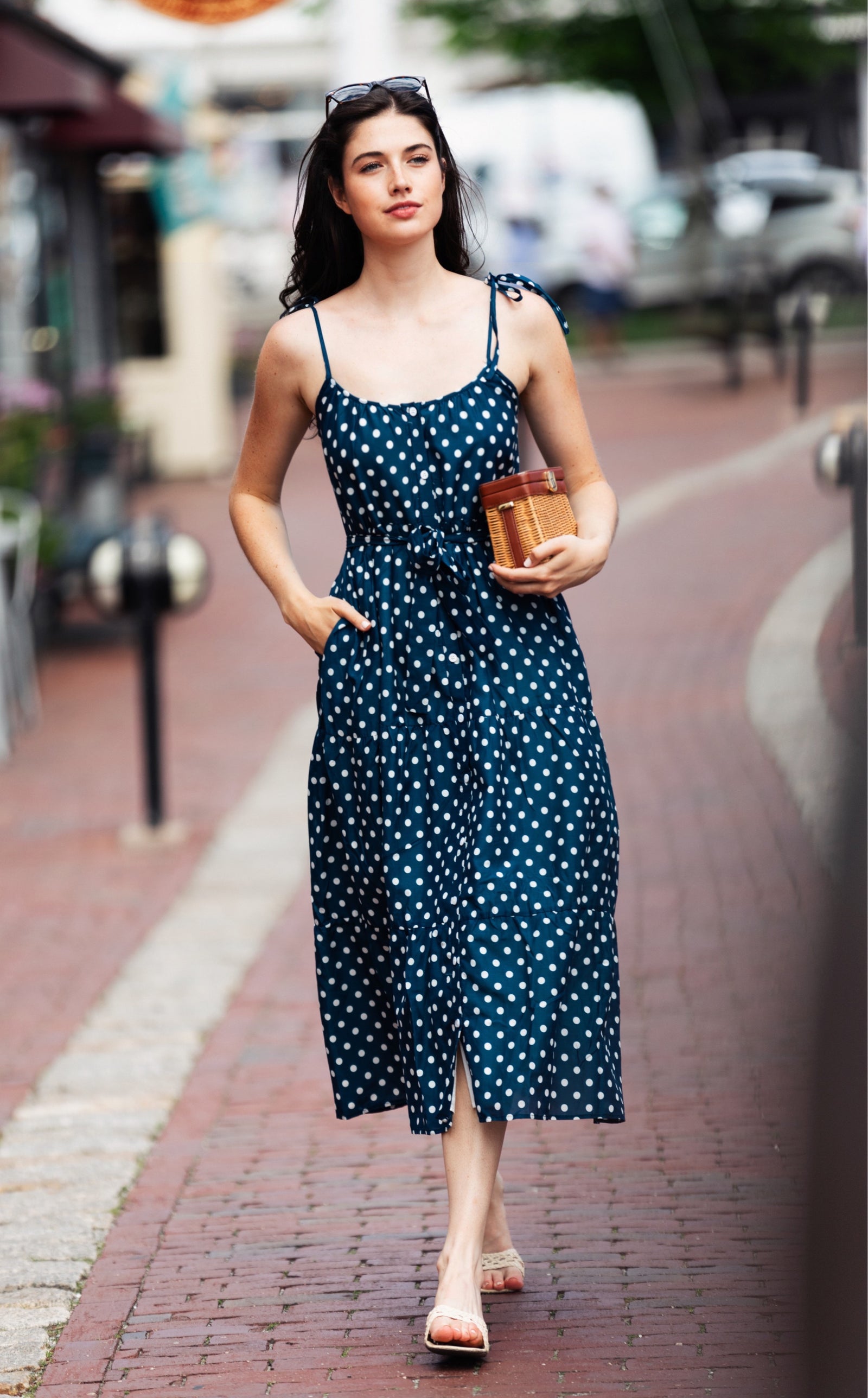 Grace Polka Dot Maxi Dress Kiel James Patrick Grace Polka Dot Maxi Dress Kiel James Patrick