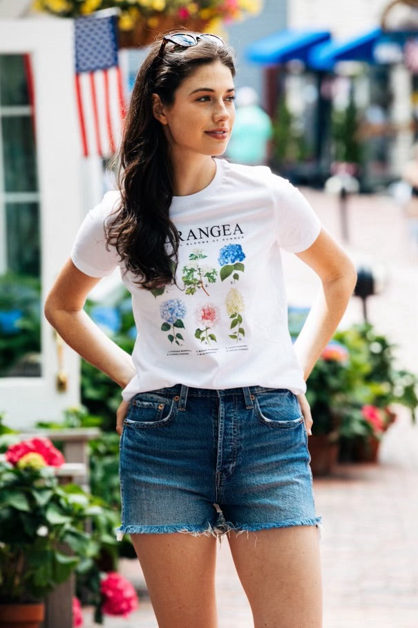 Hydrangea Blooms Graphic T-Shirt