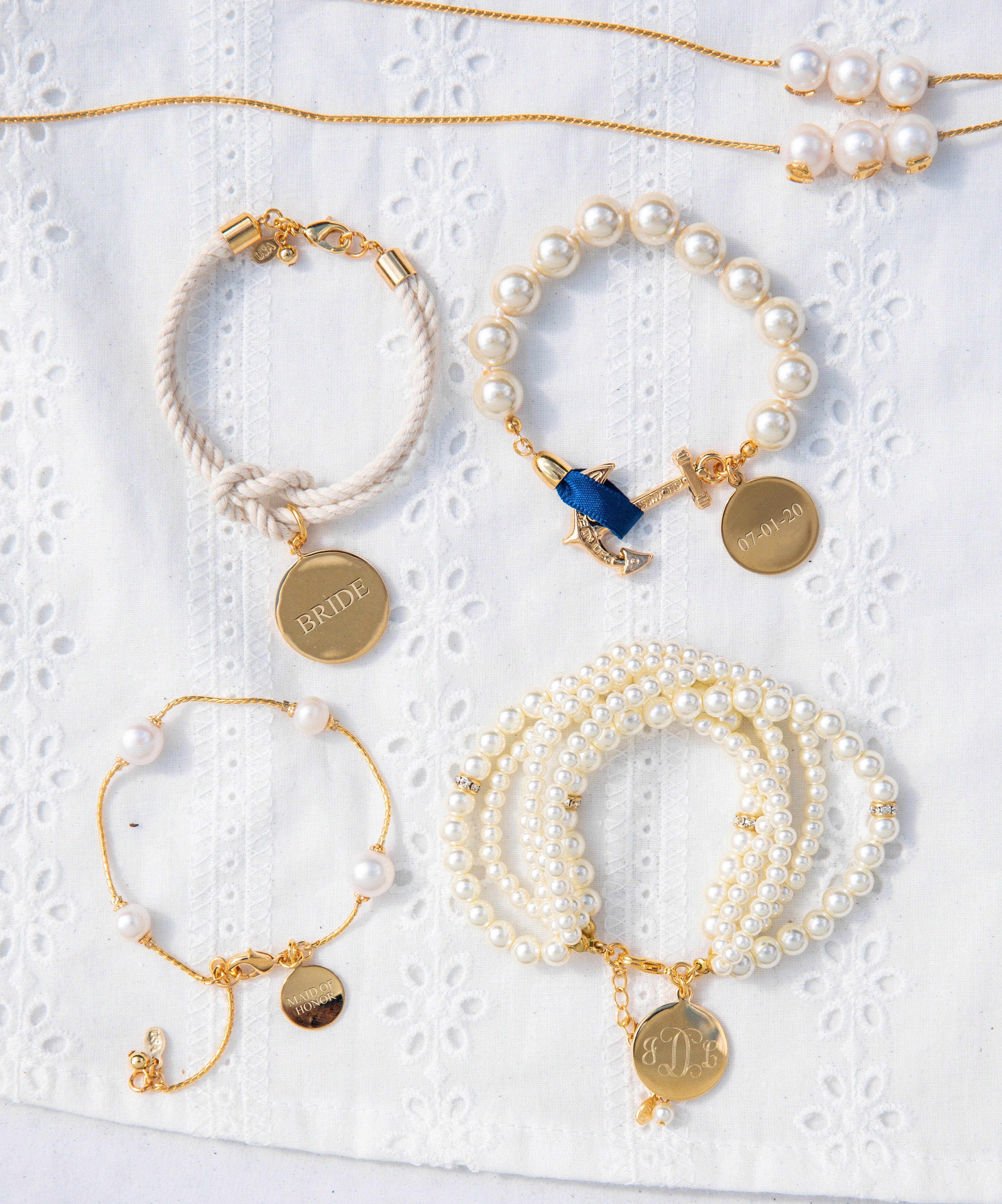 East Hampton Engravable Sailor's Knot Wedding Bracelet