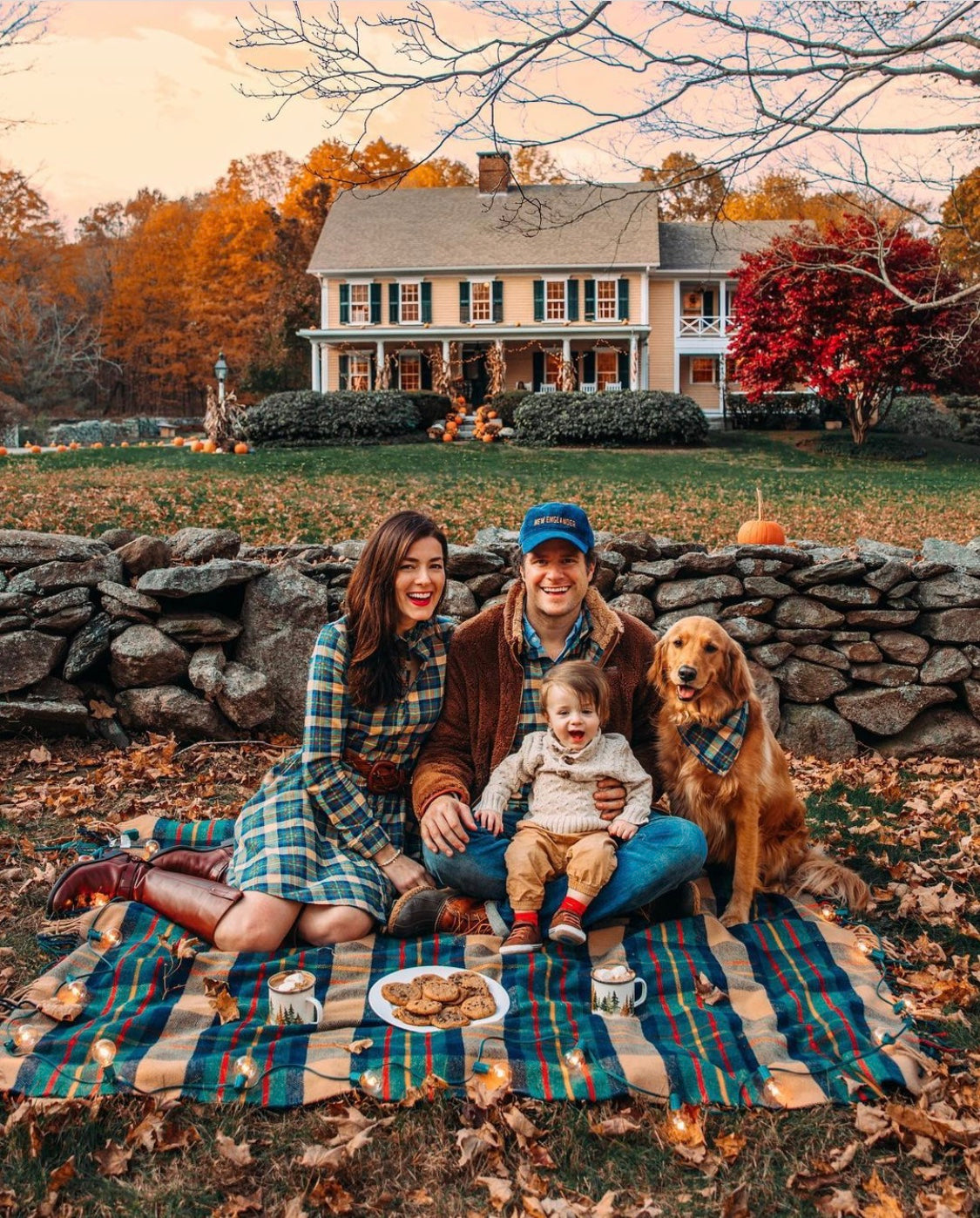 The New England House Tartan Blanket