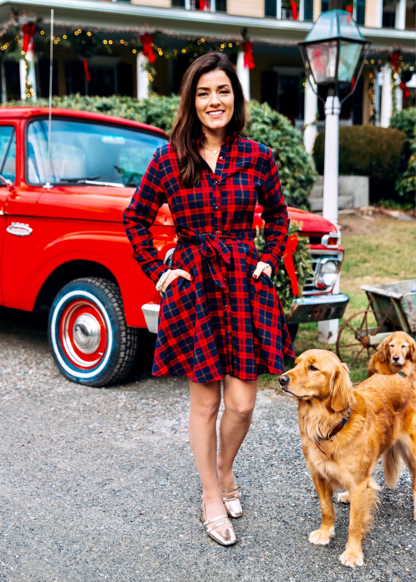 Alpine Lodge Flannel Dress