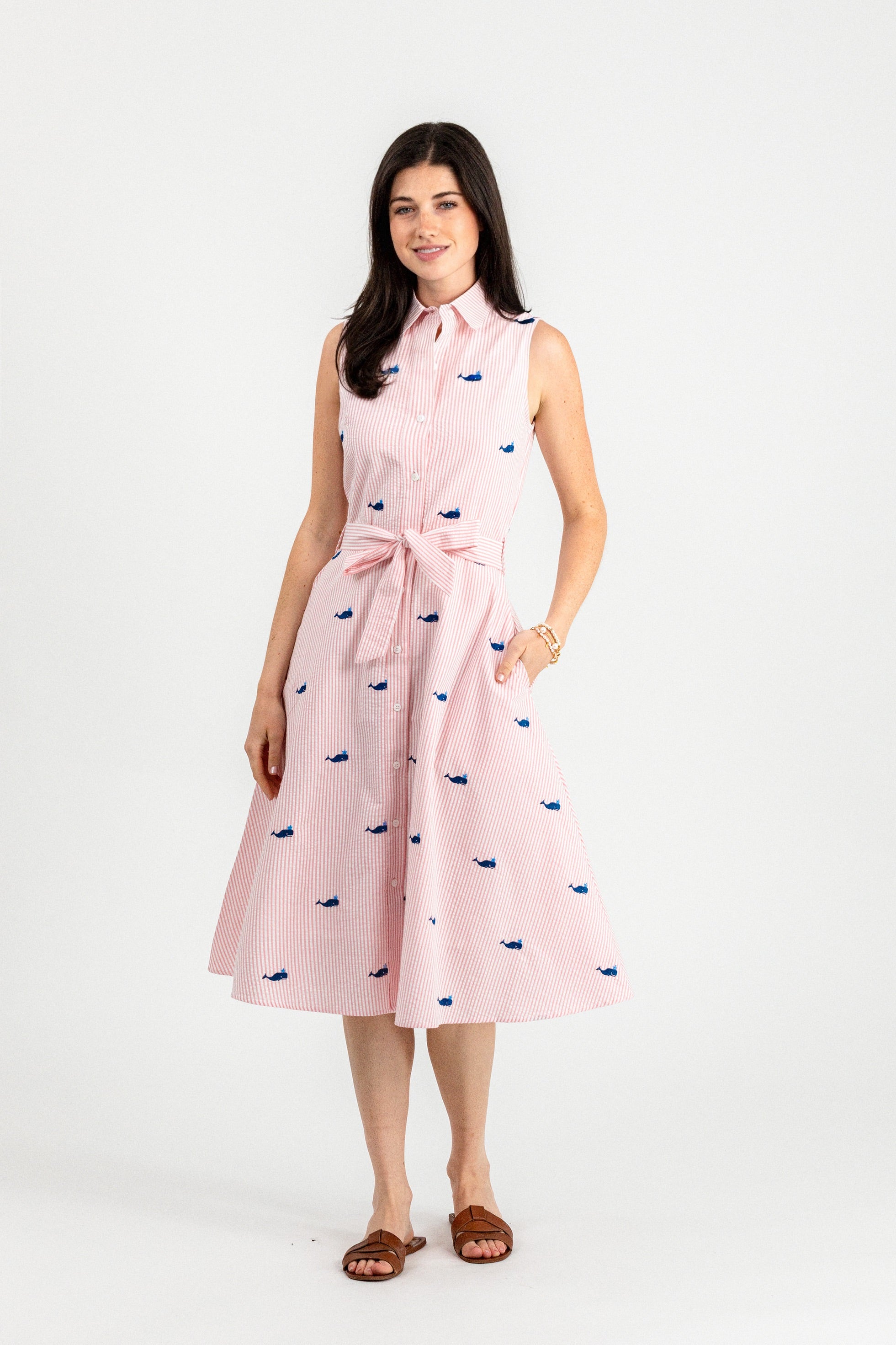 Nantucket Whale Shirtdress