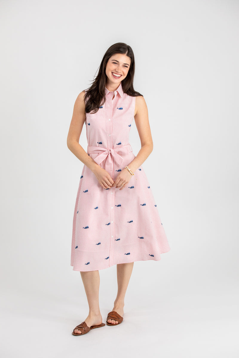 Nantucket Whale Shirtdress