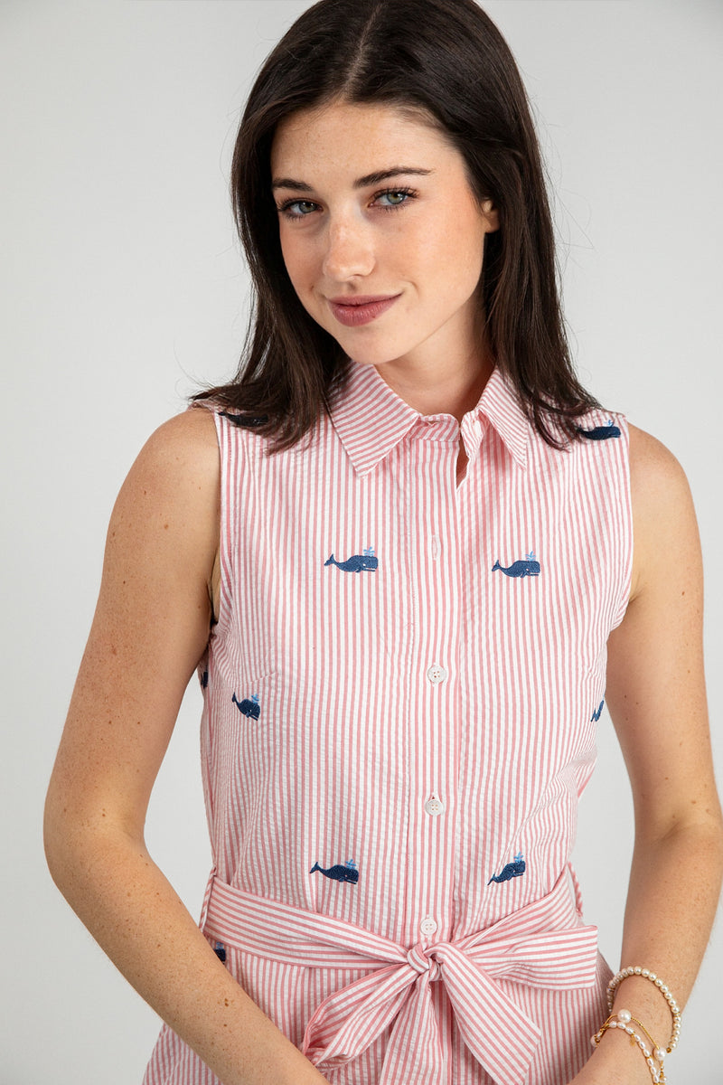 Nantucket Whale Shirtdress