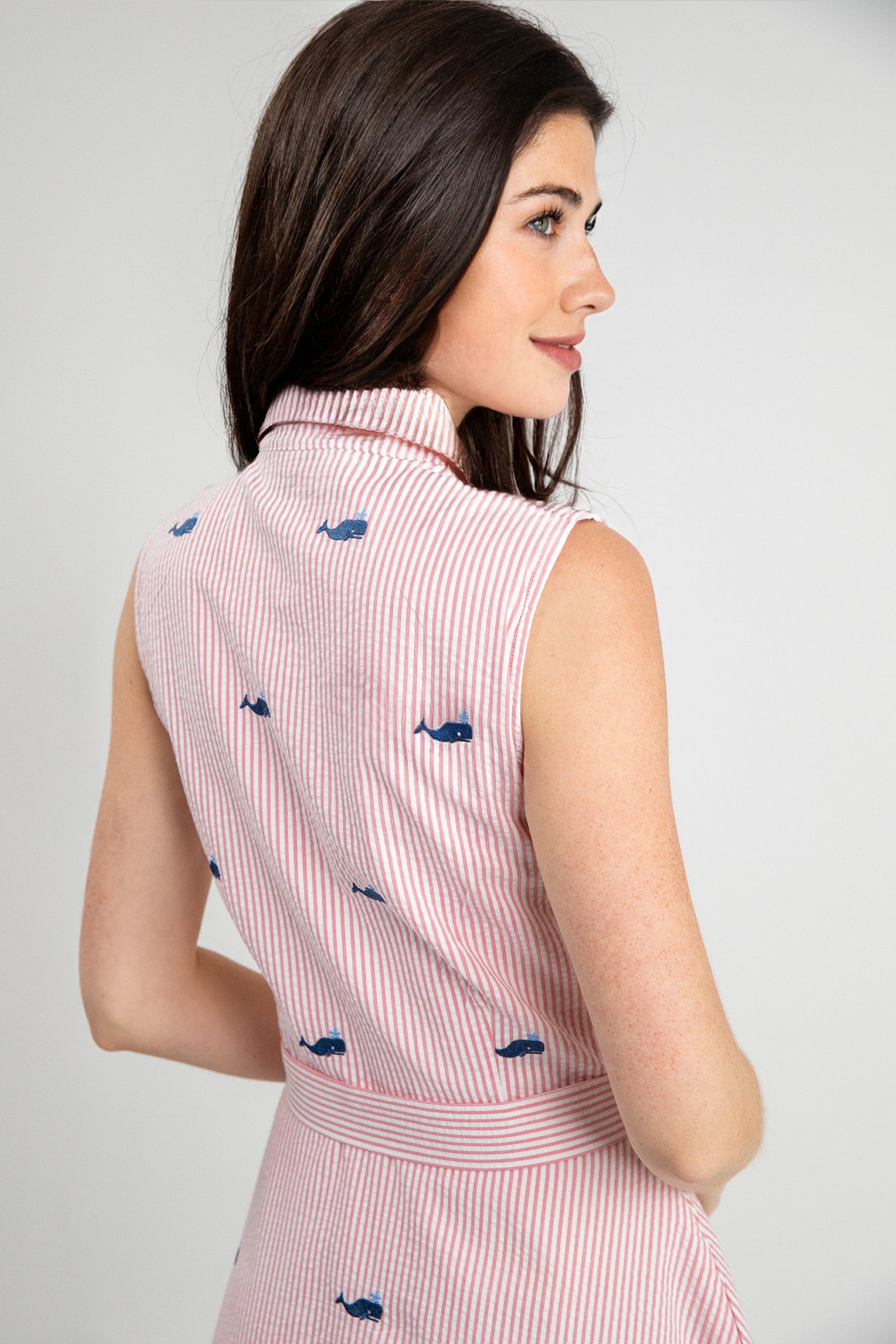 KJP Women's Nantucket Whale Shirtdress – Kiel James Patrick
