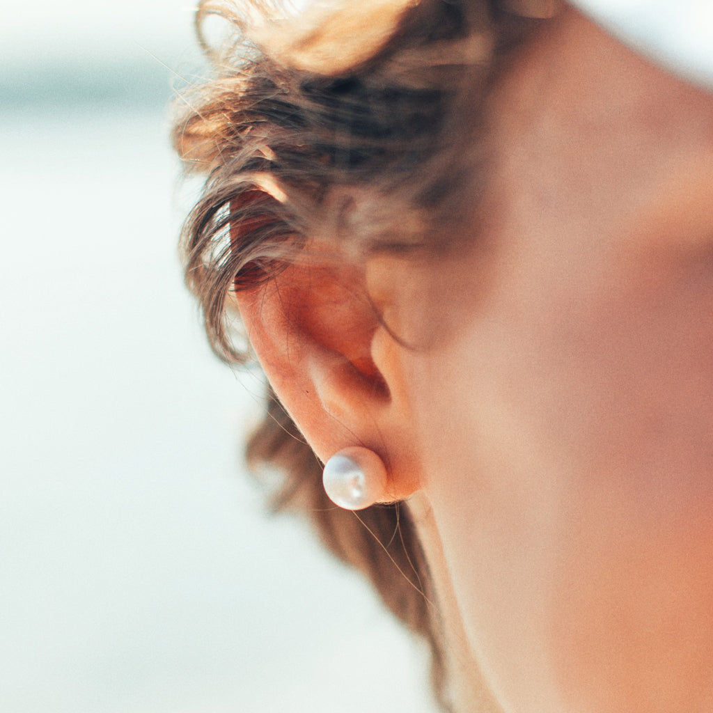 Simple & Elegant Pearl Earrings - 10mm