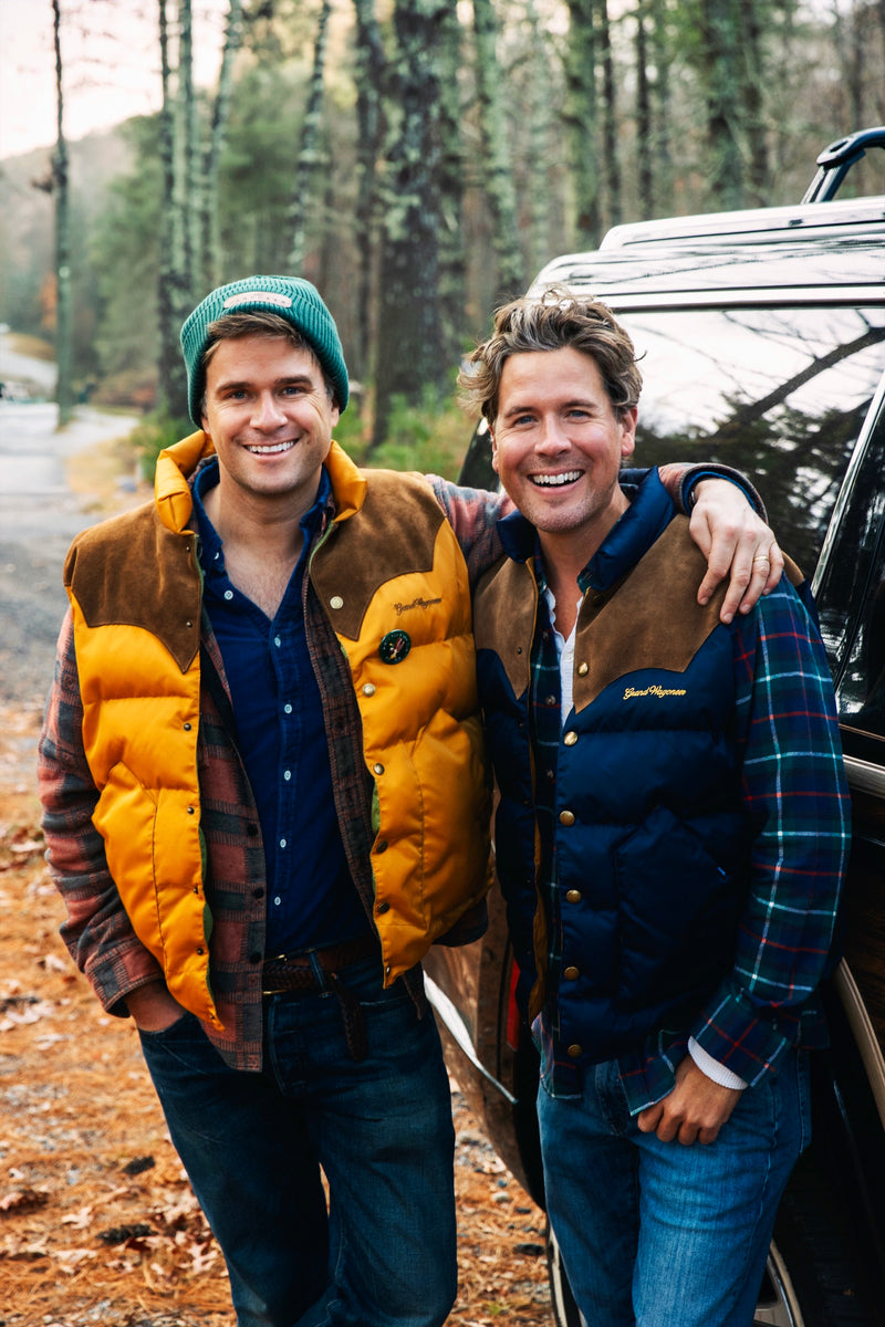 Jeep® x KJP Grand Wagoneer Puffer Vest in Navy