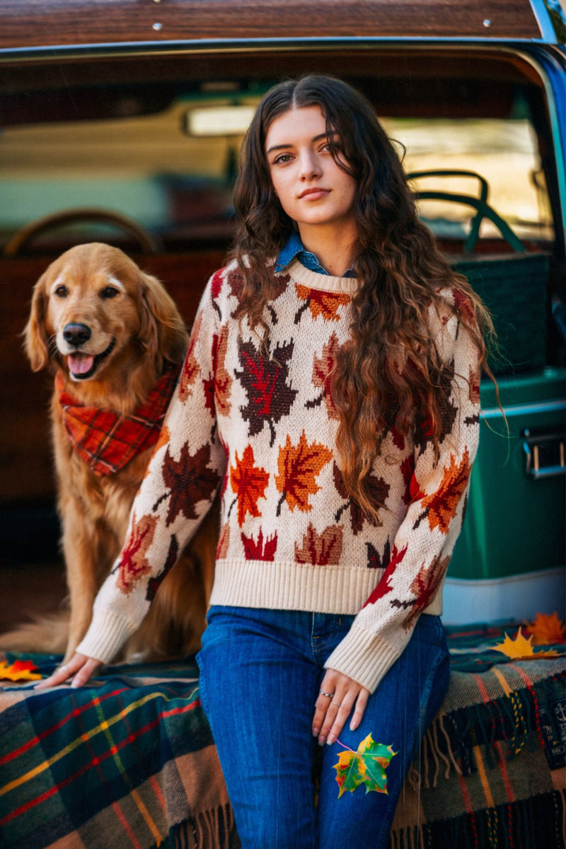 Harvest Leaves Sweater