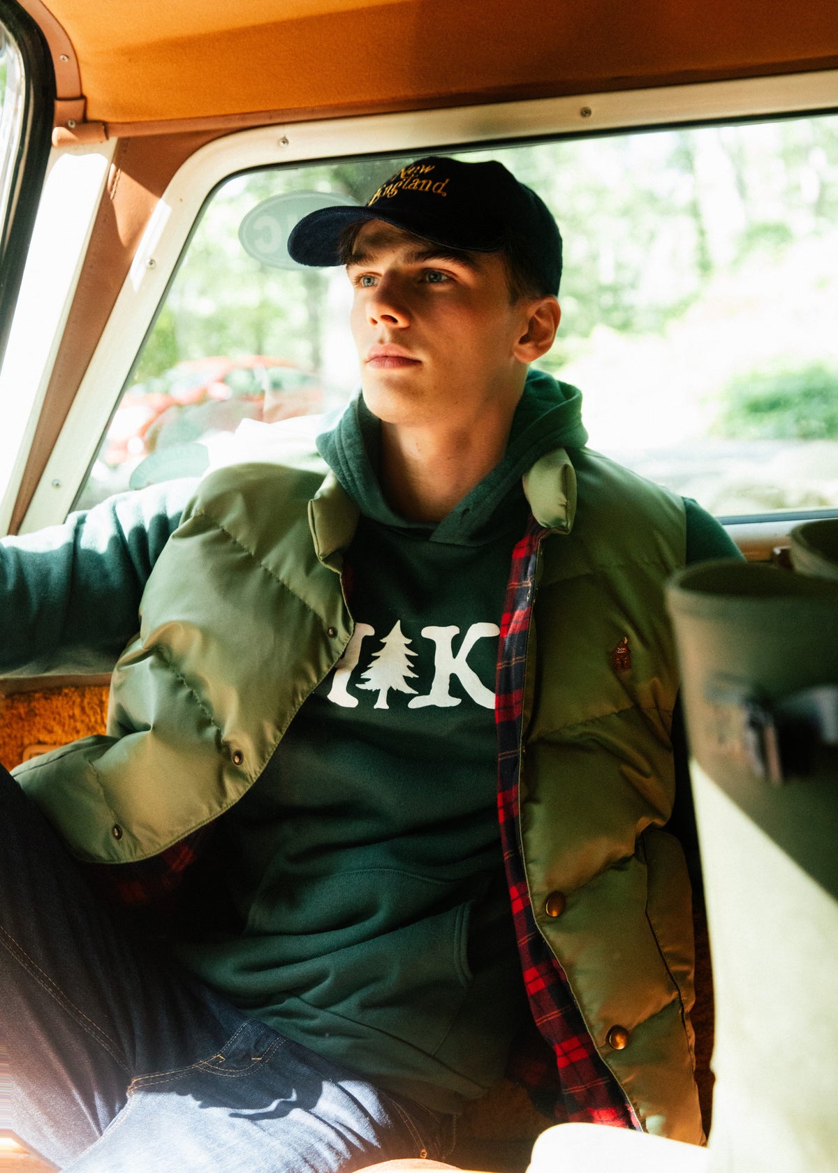New England Classic Corduroy Hat in Navy