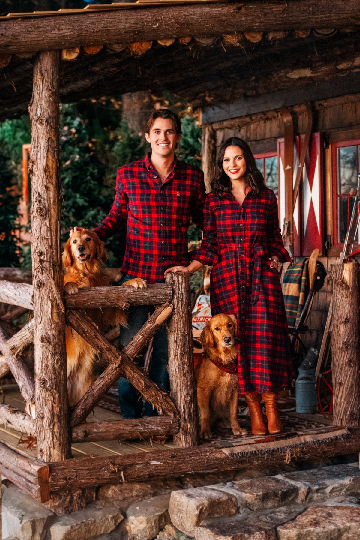Alpine Lodge Flannel Maxi Dress