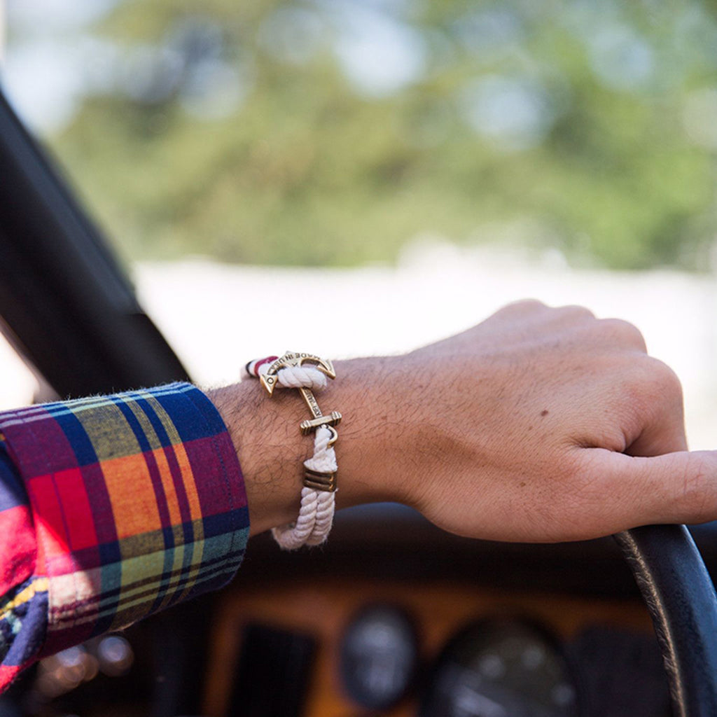American Yacht - Kiel James Patrick Anchor Bracelet Made in the USA