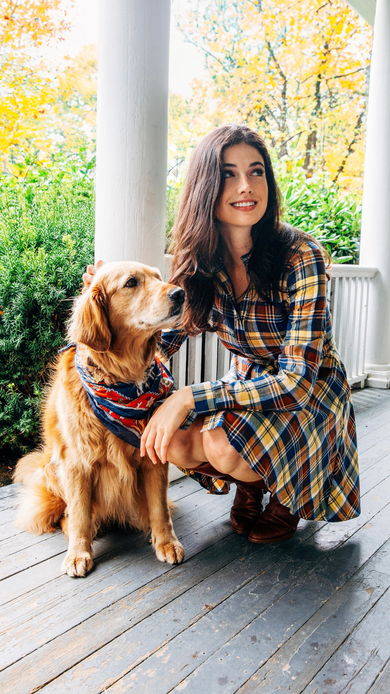 Vermont Country Store Flannel Dress