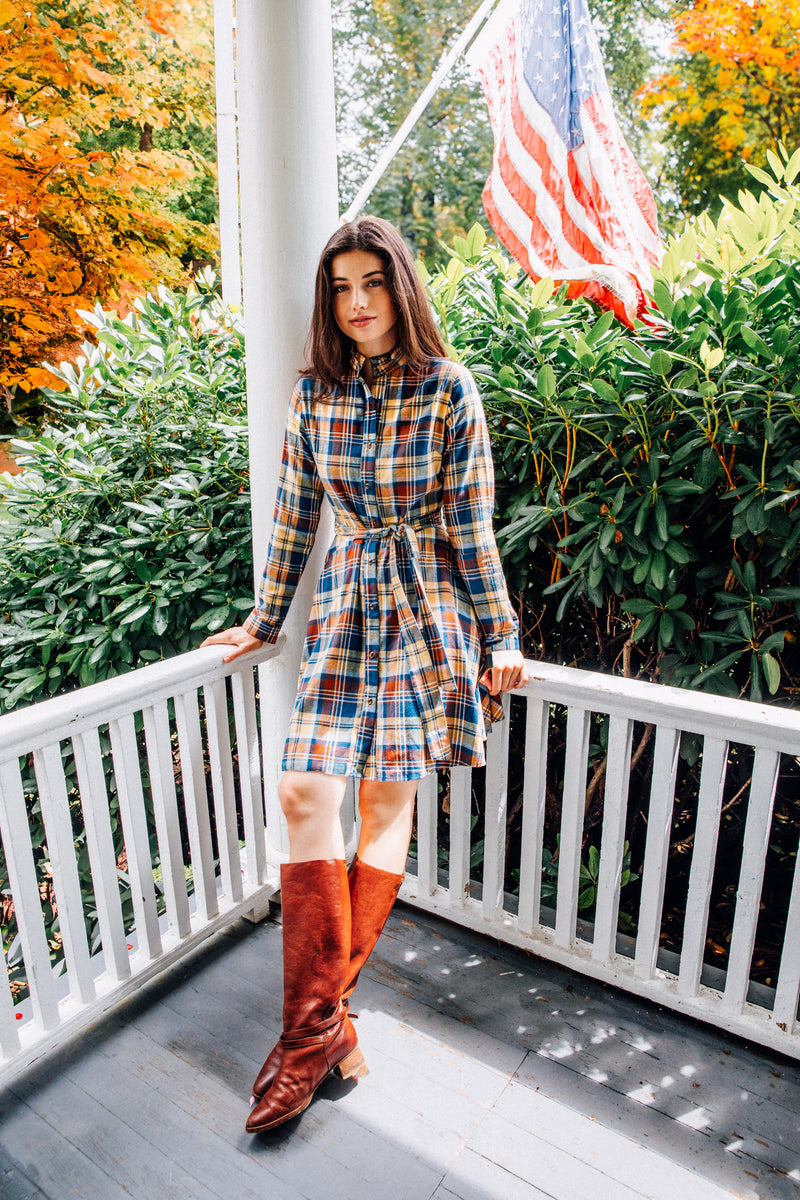 Vermont Country Store Flannel Dress