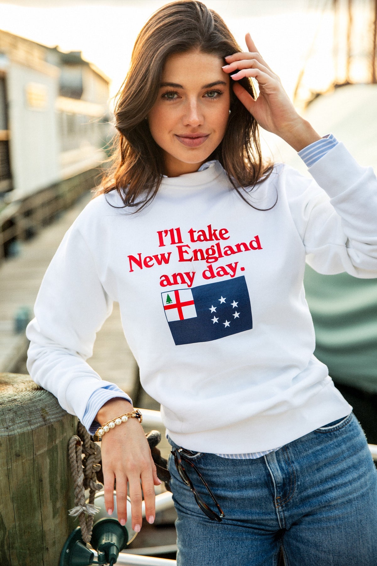I'll Take New England Any Day Sweatshirt
