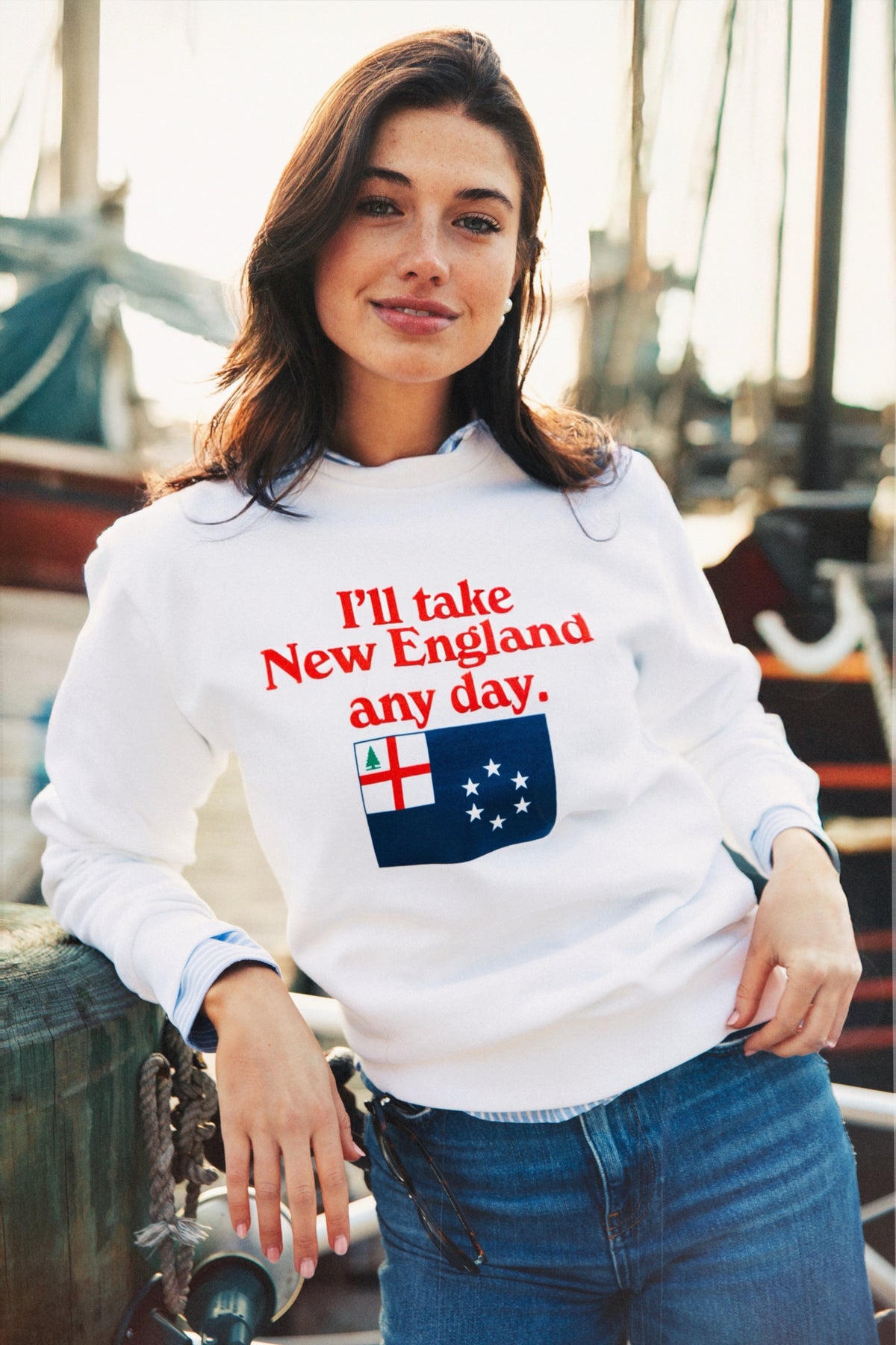 I'll Take New England Any Day Sweatshirt