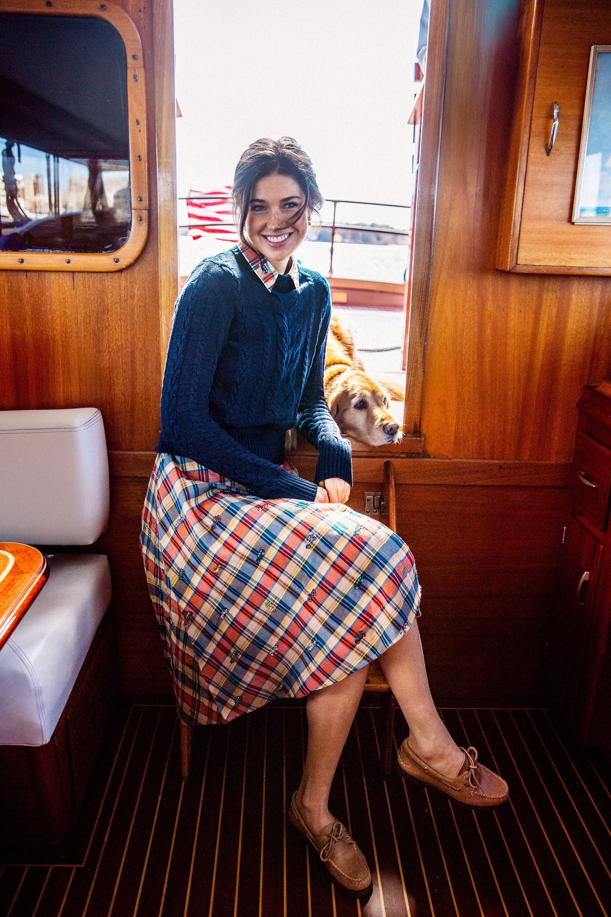 Jeep® x KJP Embroidered Madras Dress