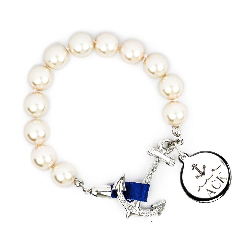 Charlotte Monogram - Kiel James Patrick Anchor Bracelet Made in the USA