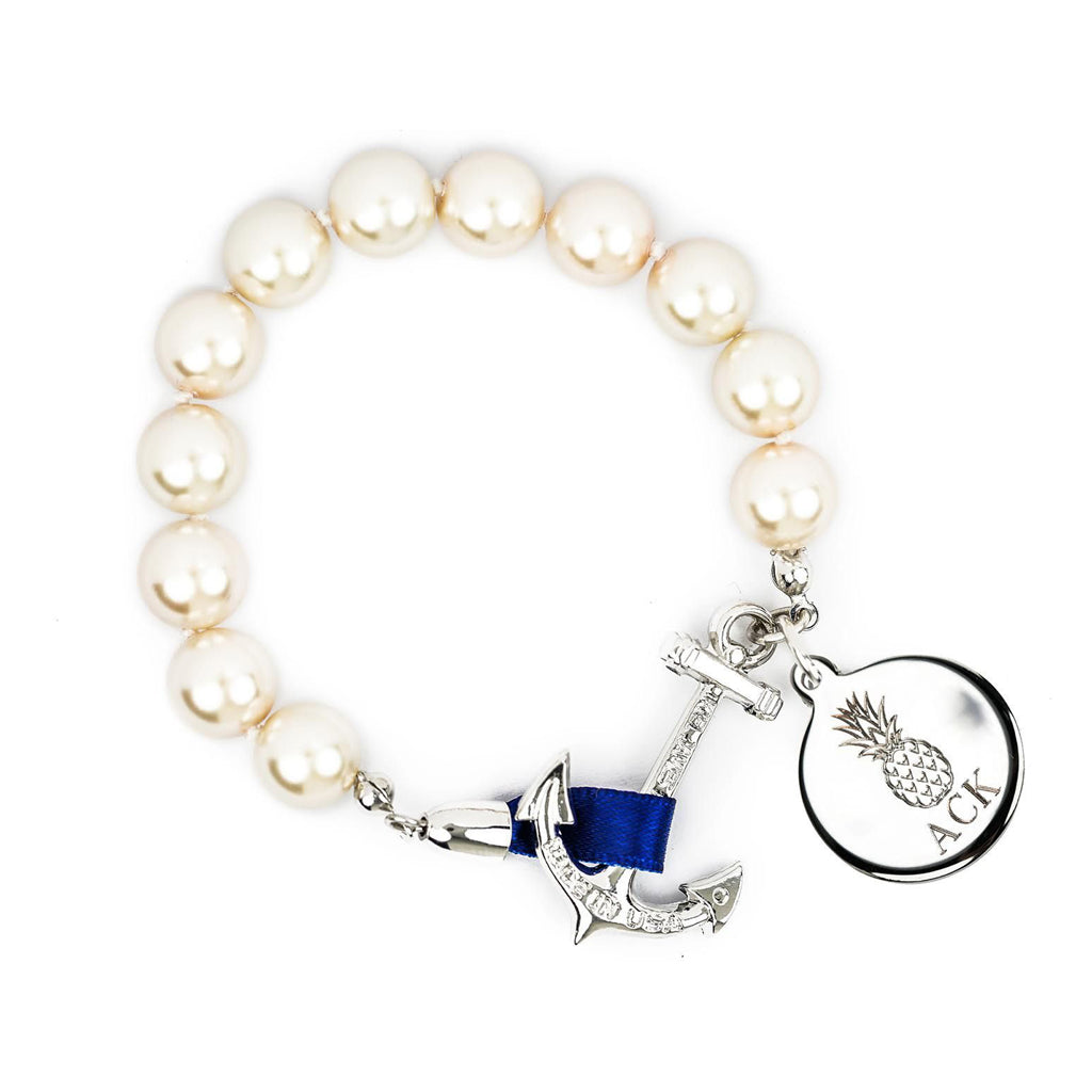 Charlotte Monogram - Kiel James Patrick Anchor Bracelet Made in the USA