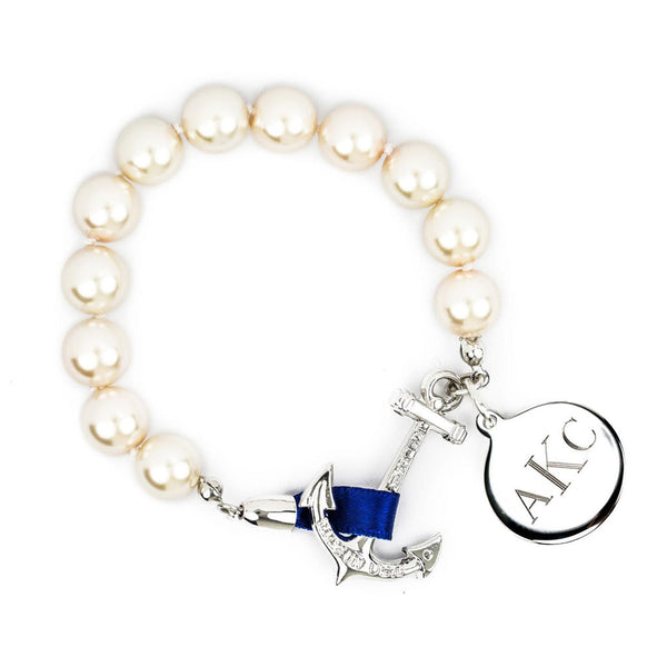 Charlotte Monogram - Kiel James Patrick Anchor Bracelet Made in the USA